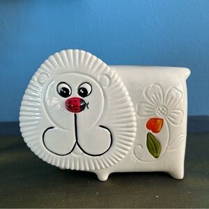 Vintage Toscany Lion Piggy Bank from Japan